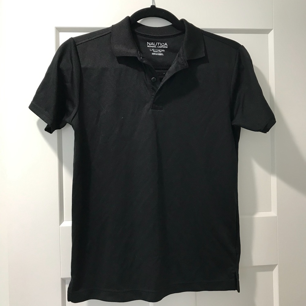 43. polo shirt Náutica L 14-16 $7